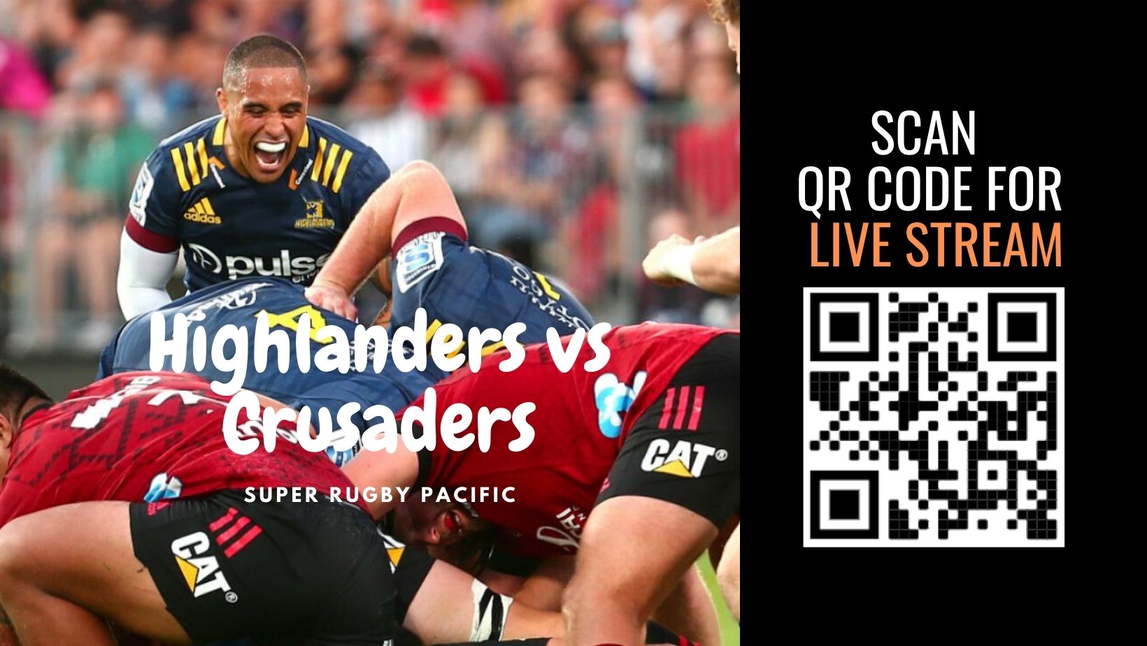 Highlanders vs Crusaders Super Rugby Pacific 2022/2023