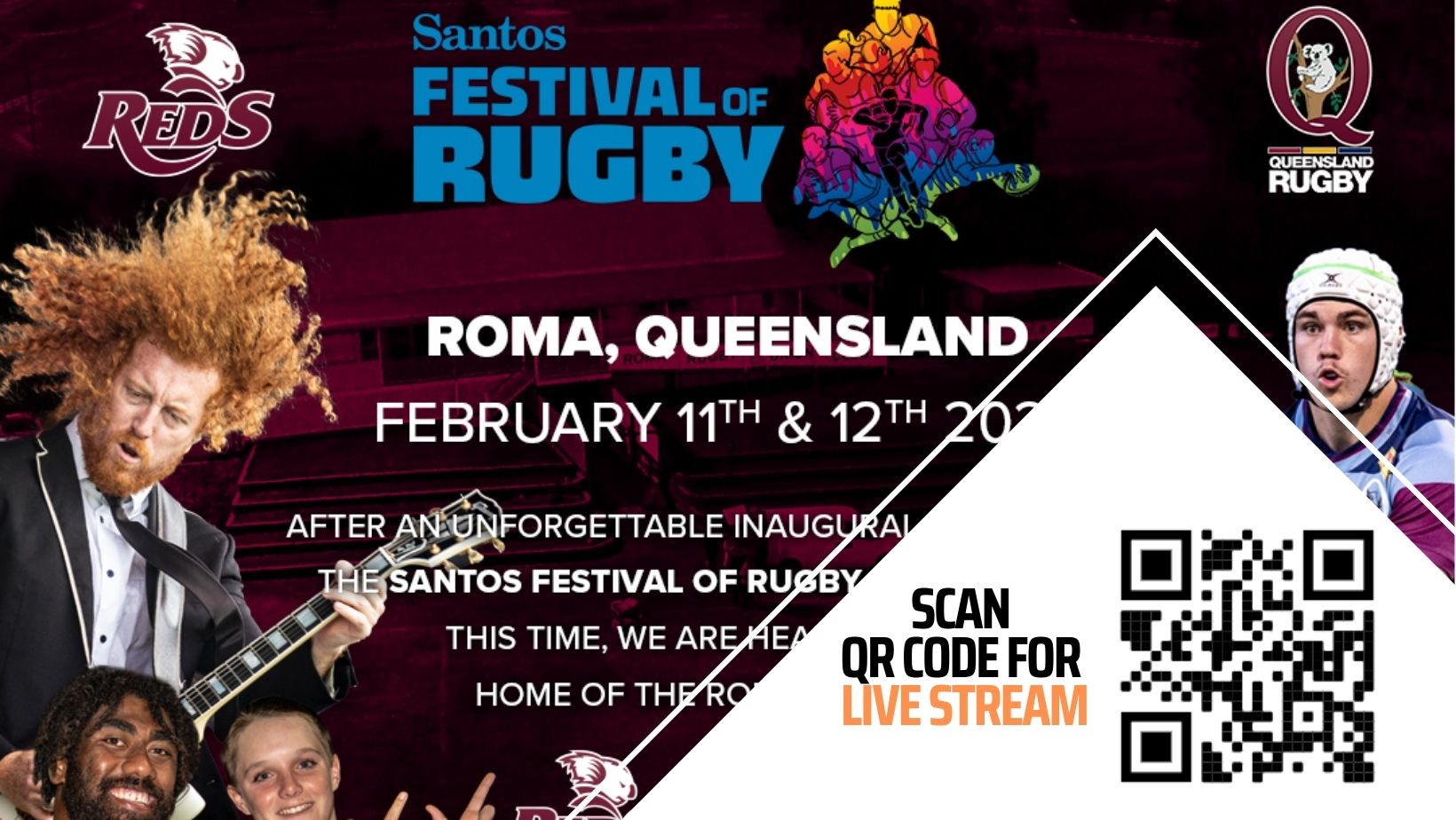 QLD Reds v NSW Waratahs Santos Festival of Rugby 2022