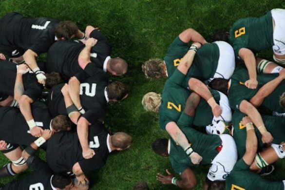 Springboks vs All Blacks rugby