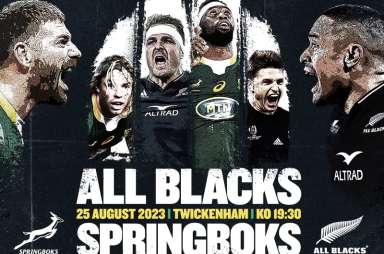 All Blacks pre-World Cup Test at Twickenham on 25 August