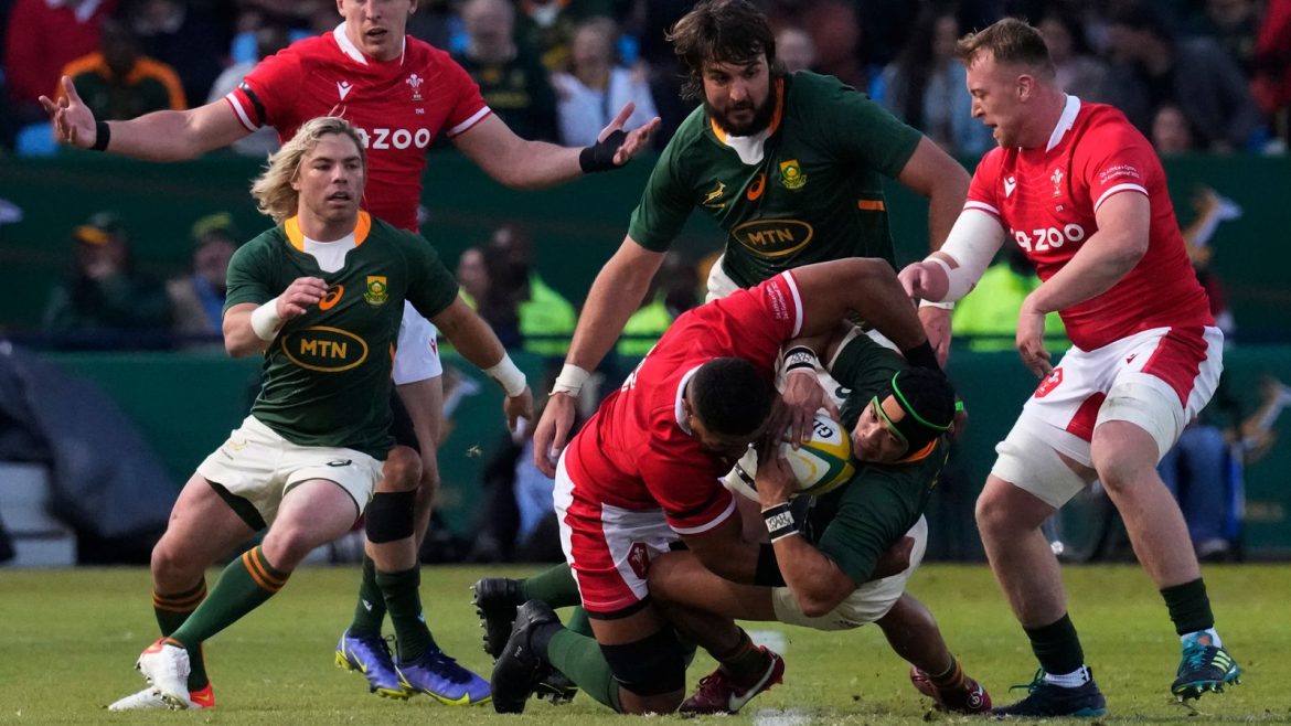 South Africa V Wales Rugby At Twickenham Stadium